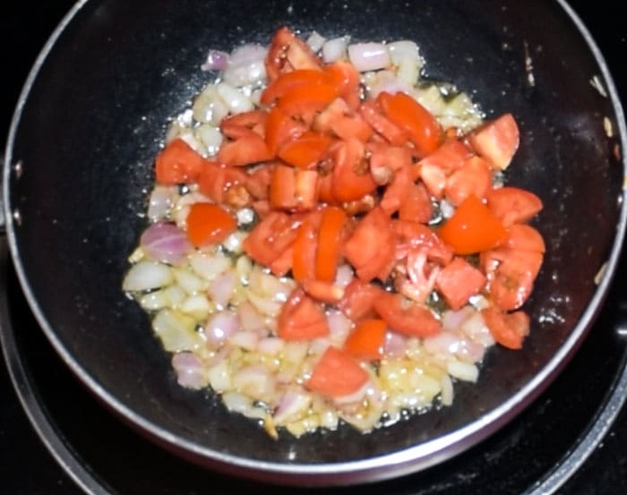 Chopped Onion and Tomatoes